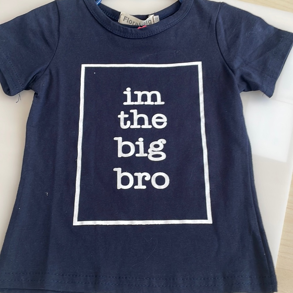 NWOT I’m the Big Bro T-shirt Size 18-24 months